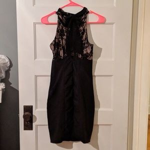 Little Black Dress with Lace detailing at top